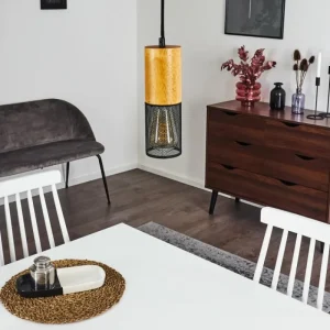 hofstein Suspension Lengalau Noir, 1 lumière* Lampes Modernes
