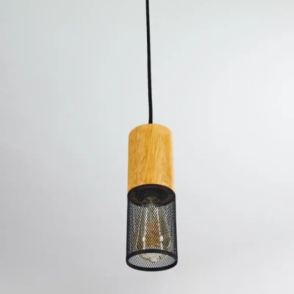 hofstein Suspension Lengalau Noir, 1 lumière* Lampes Modernes