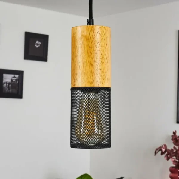 hofstein Suspension Lengalau Noir, 1 lumière* Lampes Modernes