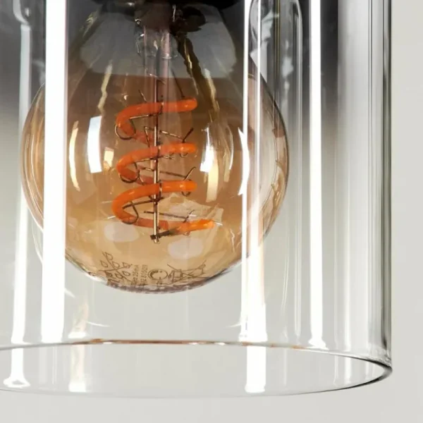 hofstein Suspension Leteque Noir, 4 lumières* Lampes Modernes