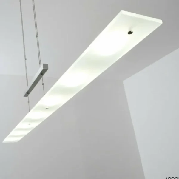 hofstein Suspension Lourdes LED Chrome, Nickel mat, 7 lumières* Lampes Modernes