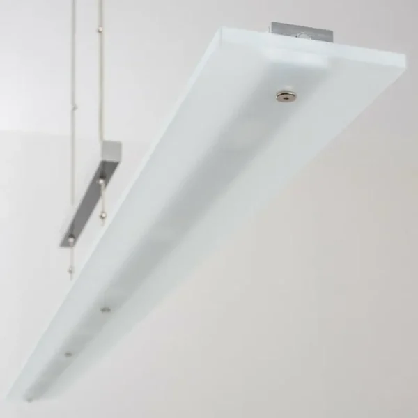 hofstein Suspension Lourdes LED Chrome, Nickel mat, 7 lumières* Lampes Modernes