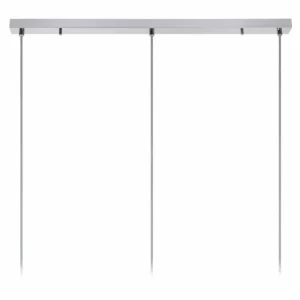 Luminaires Lucide Suspension Lucide ERYN Chrome, 3 lumières* Lampes En Verre