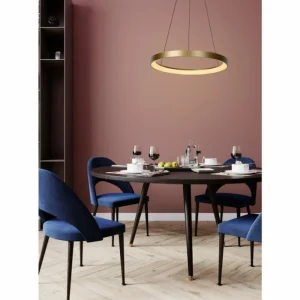 Luminaires Lucide Suspension Lucide VIDAL LED Laiton, 1 lumière* Lampes En Verre