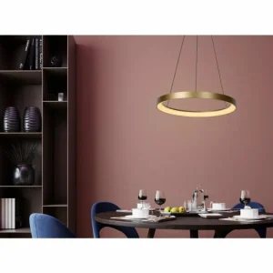 Luminaires Lucide Suspension Lucide VIDAL LED Laiton, 1 lumière* Lampes En Verre