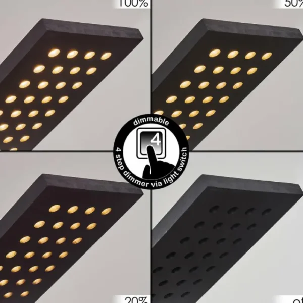 hofstein Suspension Luturula LED Noir, 1 lumière* Lampes Modernes
