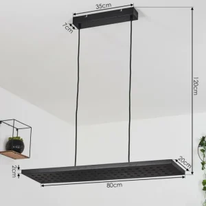 hofstein Suspension Luturula LED Noir, 1 lumière* Lampes Modernes