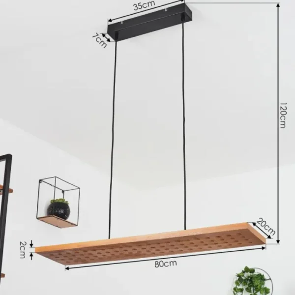 hofstein Suspension Luturula LED Noir, 1 lumière* Lampes Modernes