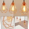 hofstein Suspension Lyssons Noir, 3 lumières* Lampes Modernes