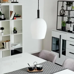 hofstein Suspension Magnano Noir, 1 lumière* Lampes En Verre