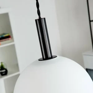 hofstein Suspension Magnano Noir, 1 lumière* Lampes En Verre