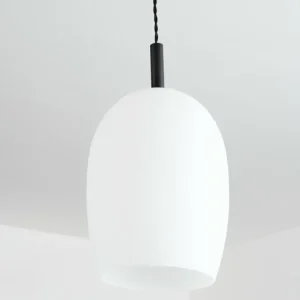 hofstein Suspension Magnano Noir, 1 lumière* Lampes En Verre