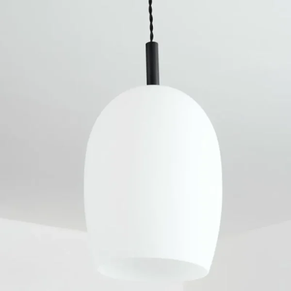 hofstein Suspension Magnano Noir, 1 lumière* Lampes En Verre