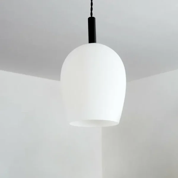 hofstein Suspension Magnano Noir, 1 lumière* Lampes En Verre