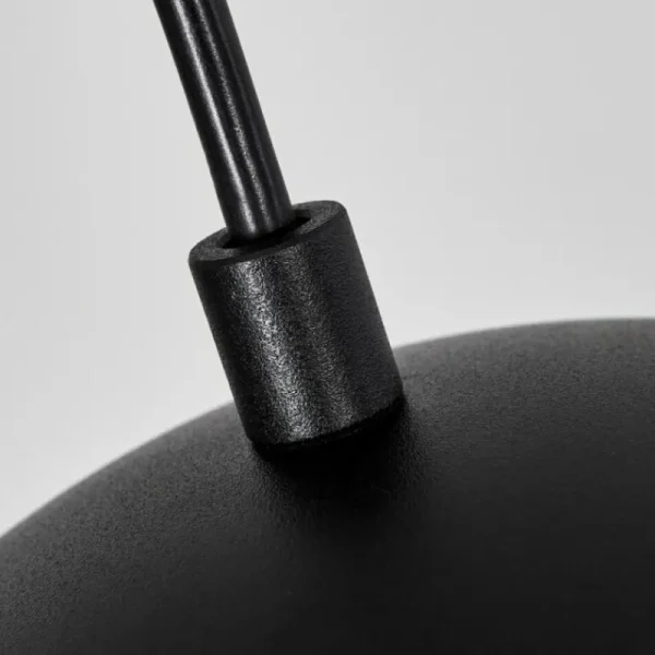 hofstein Suspension Malhadancha Noir, 3 lumières* Lampes En Verre