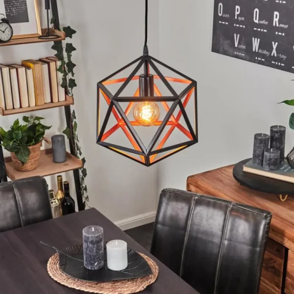 hofstein Suspension Mamonal Noir, 1 lumière* Lampes Modernes