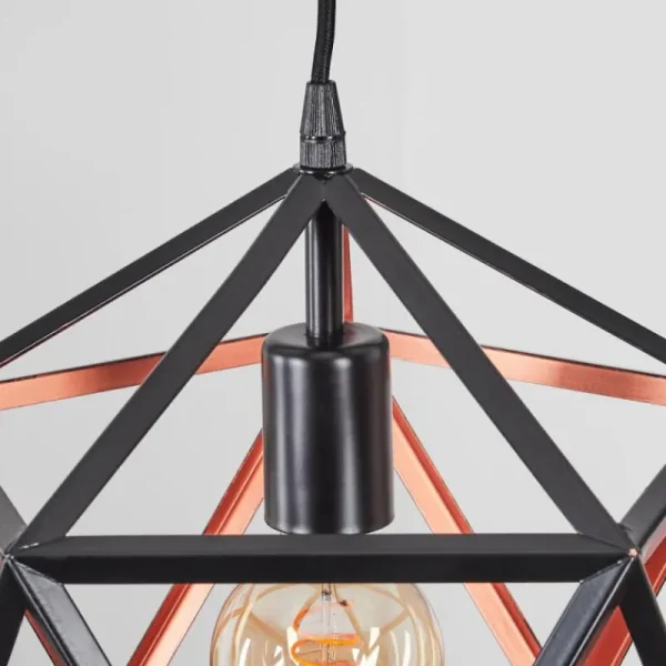 hofstein Suspension Mamonal Noir, 1 lumière* Lampes Modernes