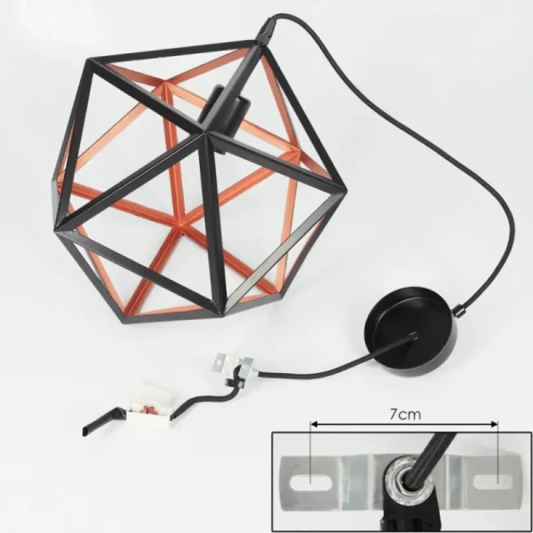 hofstein Suspension Mamonal Noir, 1 lumière* Lampes Modernes
