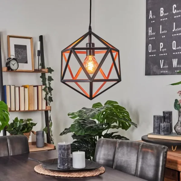 hofstein Suspension Mamonal Noir, 1 lumière* Lampes Modernes