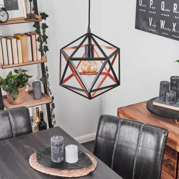 hofstein Suspension Mamonal Noir, 1 lumière* Lampes Modernes