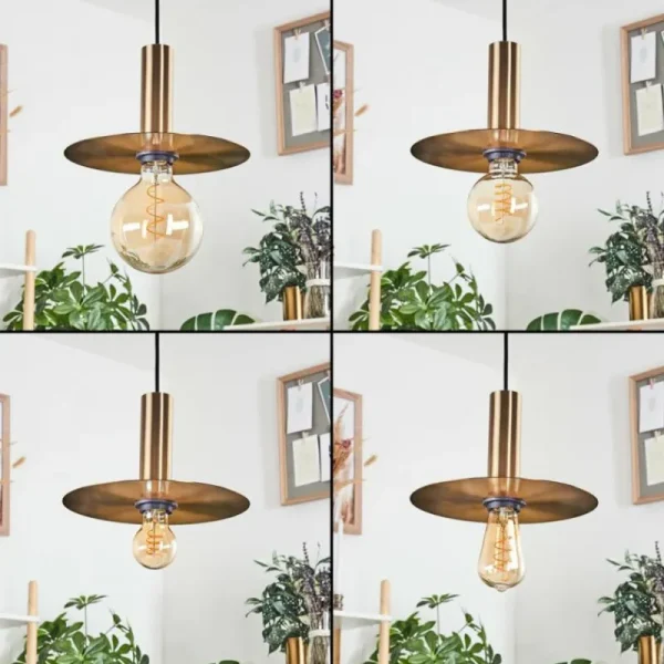 hofstein Suspension Mano Laiton, Noir, 1 lumière* Lampes Modernes