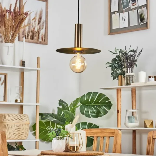 hofstein Suspension Mano Laiton, Noir, 1 lumière* Lampes Modernes