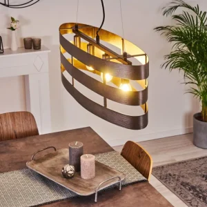 hofstein Suspension Maracoa Noir, 4 lumières* Lampes Modernes