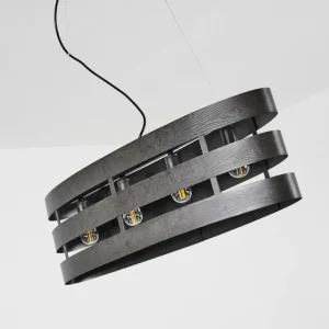 hofstein Suspension Maracoa Noir, 4 lumières* Lampes Modernes