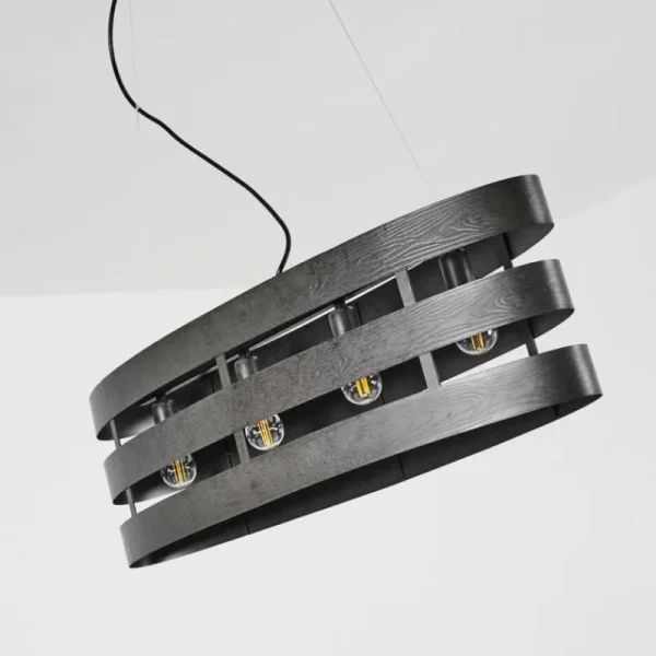 hofstein Suspension Maracoa Noir, 4 lumières* Lampes Modernes