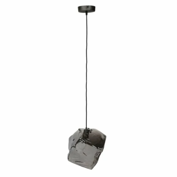 hofstein Suspension Marore Argenté, 1 lumière* Lampes En Verre