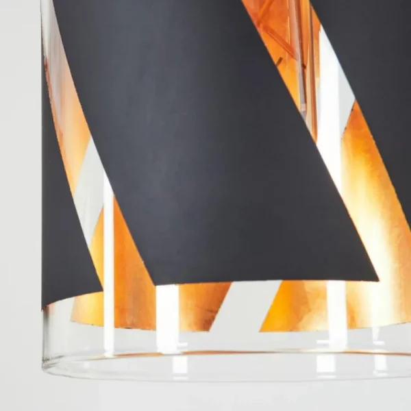 hofstein Suspension Maschwanden Or, 1 lumière* Lampes En Verre
