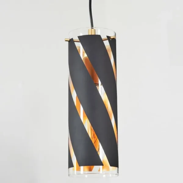 hofstein Suspension Maschwanden Or, 1 lumière* Lampes En Verre