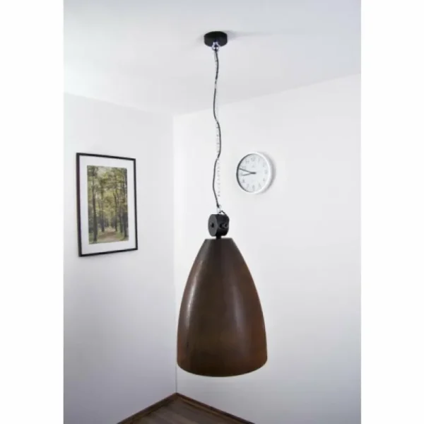 hofstein Suspension Masterlight Industria 10 Noir, 1 lumière* Lampes Modernes