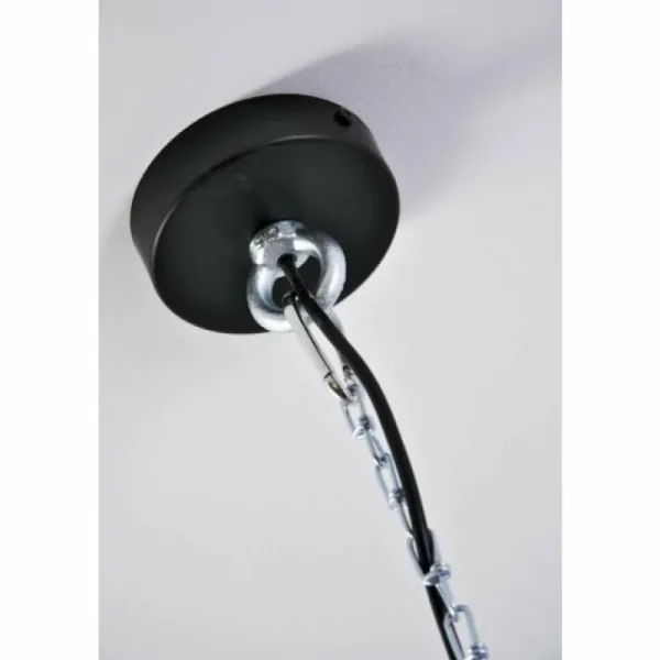 hofstein Suspension Masterlight Industria 10 Noir, 1 lumière* Lampes Modernes