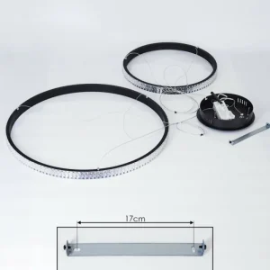 hofstein Suspension Melosa LED Noir, 1 lumière* Lampes Modernes