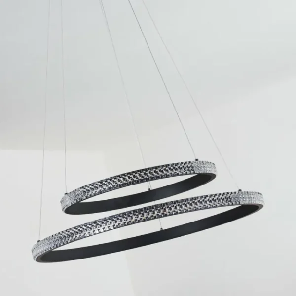 hofstein Suspension Melosa LED Noir, 1 lumière* Lampes Modernes