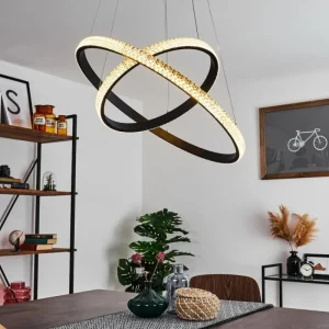 hofstein Suspension Melosa LED Noir, 1 lumière* Lampes Modernes