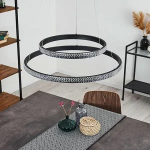 hofstein Suspension Melosa LED Noir, 1 lumière* Lampes Modernes