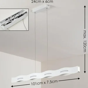 hofstein Suspension Nagold LED Blanc, 1 lumière* Lampes Modernes