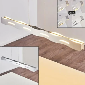 hofstein Suspension Nagold LED Nickel mat, 1 lumière* Lampes Modernes