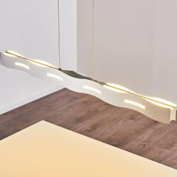 hofstein Suspension Nagold LED Nickel mat, 1 lumière* Lampes Modernes