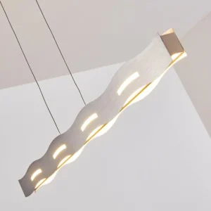 hofstein Suspension Nagold LED Nickel mat, 1 lumière* Lampes Modernes