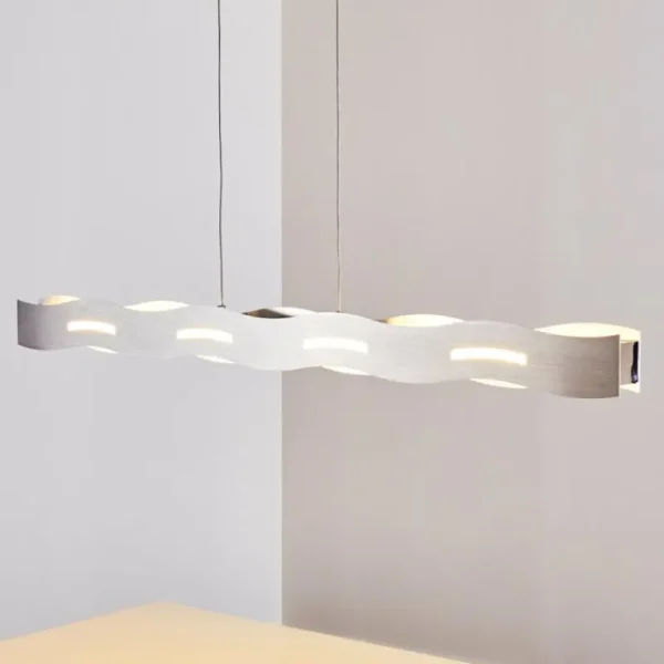 hofstein Suspension Nagold LED Nickel mat, 1 lumière* Lampes Modernes