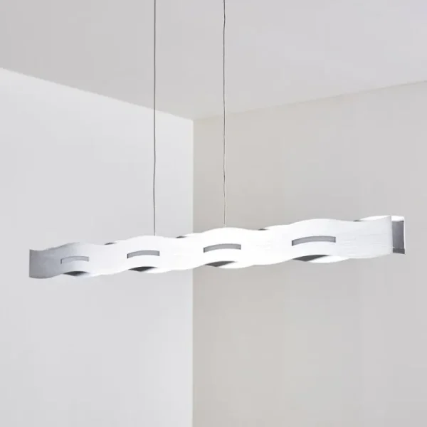hofstein Suspension Nagold LED Nickel mat, 1 lumière* Lampes Modernes