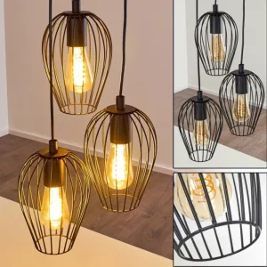 hofstein Suspension Negril Noir, 3 lumières* Lampes Modernes