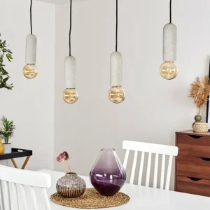 hofstein Suspension Nonume Noir, 4 lumières* Lampes Modernes