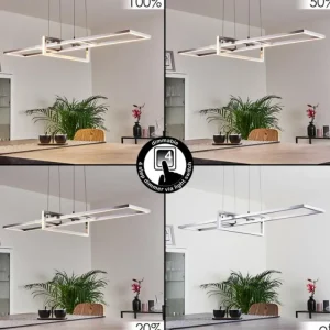 hofstein Suspension Omega LED Argenté, 1 lumière* Lampes Modernes