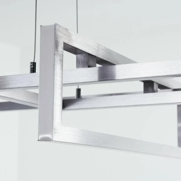hofstein Suspension Omega LED Argenté, 1 lumière* Lampes Modernes