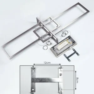 hofstein Suspension Omega LED Argenté, 1 lumière* Lampes Modernes