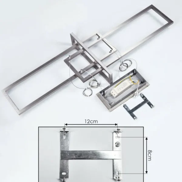 hofstein Suspension Omega LED Argenté, 1 lumière* Lampes Modernes